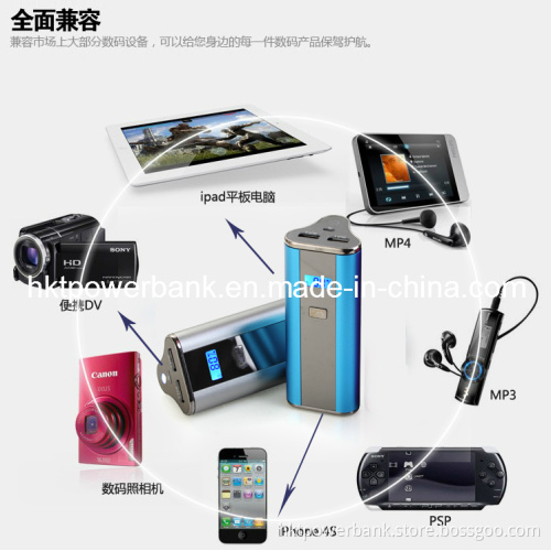 De780 Metal Shell Power Bank with Laser Pen